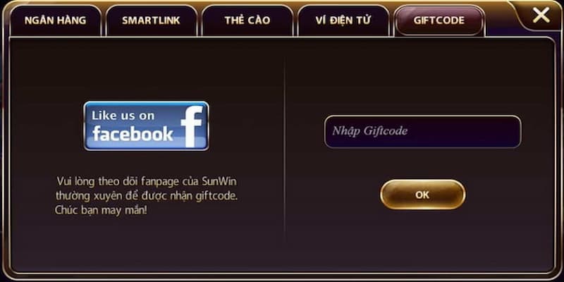 Cơ hội nhận thưởng siêu lớn từ Sunwin tặng code